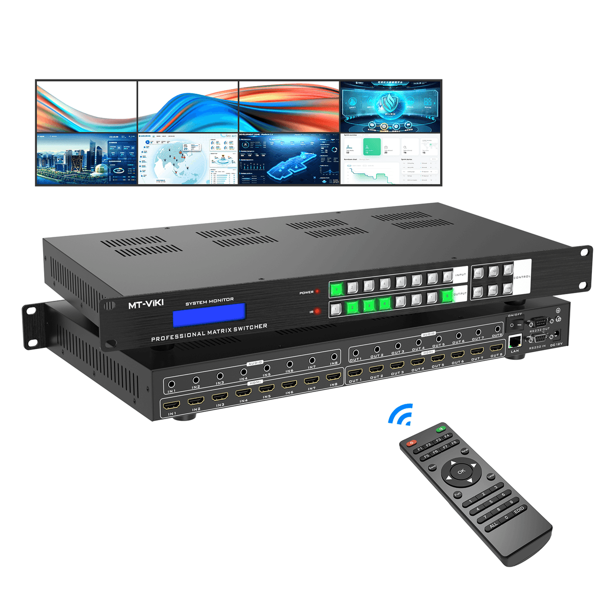 分配器・切替器 MEIKO MXD MatrixSwitcher MXD8-8 分配器・切替器 MEIKO MXD MatrixSwitcher MXD8-8 分配器・切替