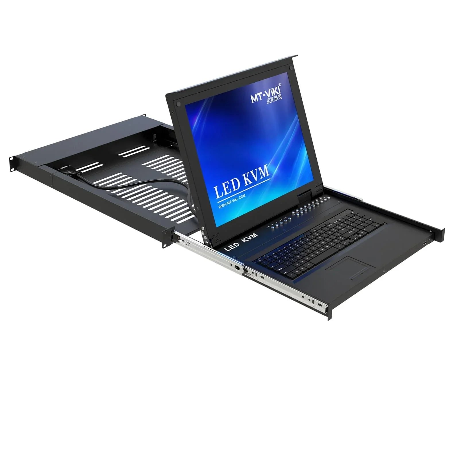 1280x1024 16-Port 17-inch LED IP Remote Control KVM Switch with Hotkey ...