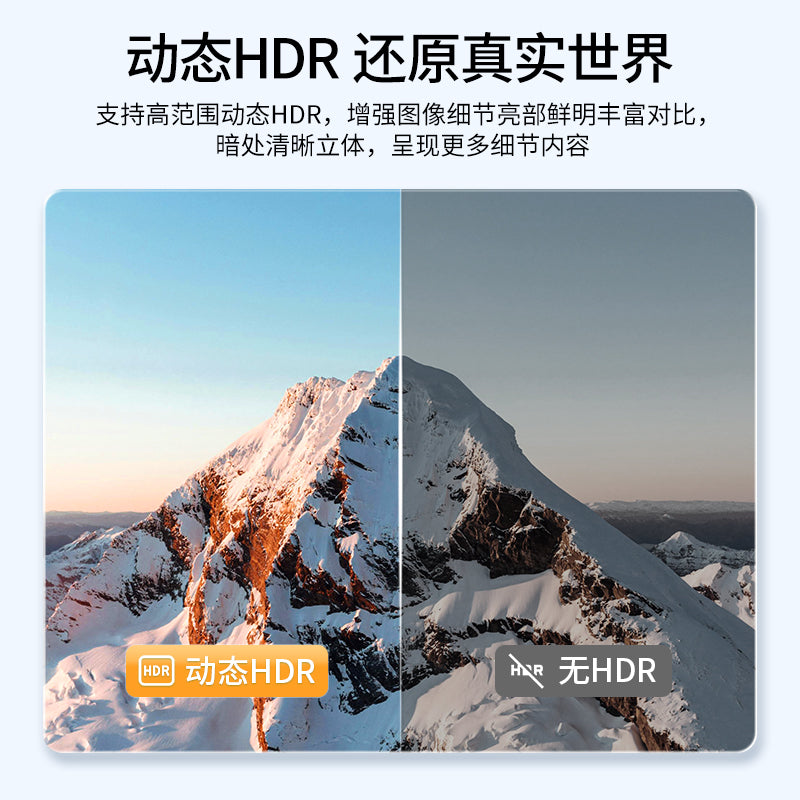 8K HDMI 2.1ケーブル – ダイナミックHDRによる超高画質