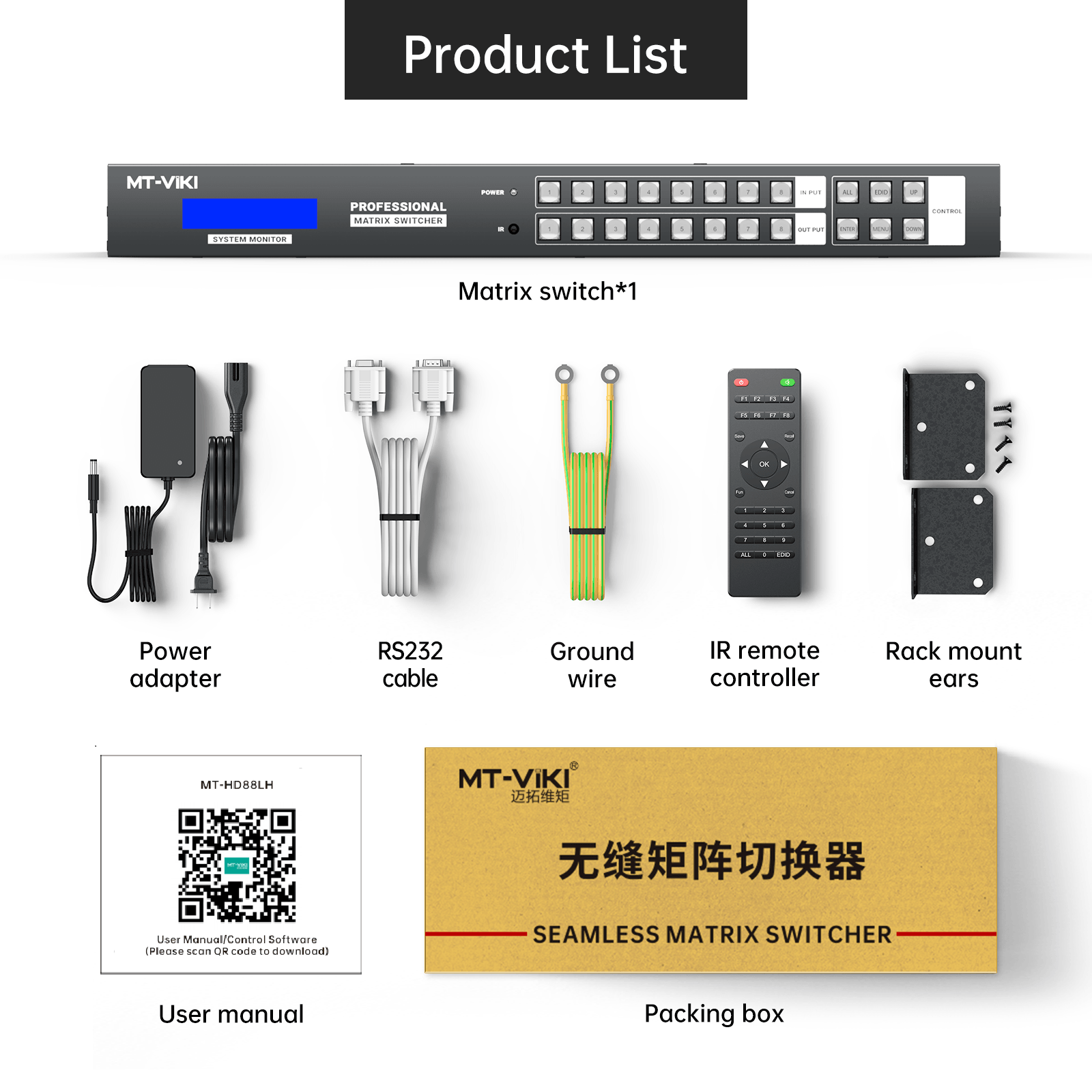 Matrix Switch Gui Seamless 4K 30Hz HDMI Matrix Switcher 8x8,8 in 8 out support Web GUI ...
