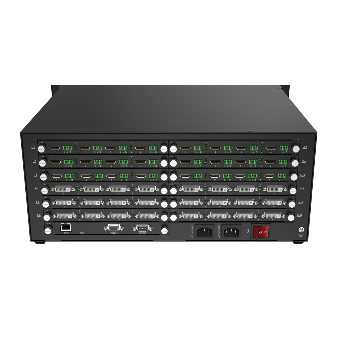 Slot-in Hybrid Video Wall Processor Controller FPGA Modular 24 in 24 o ...