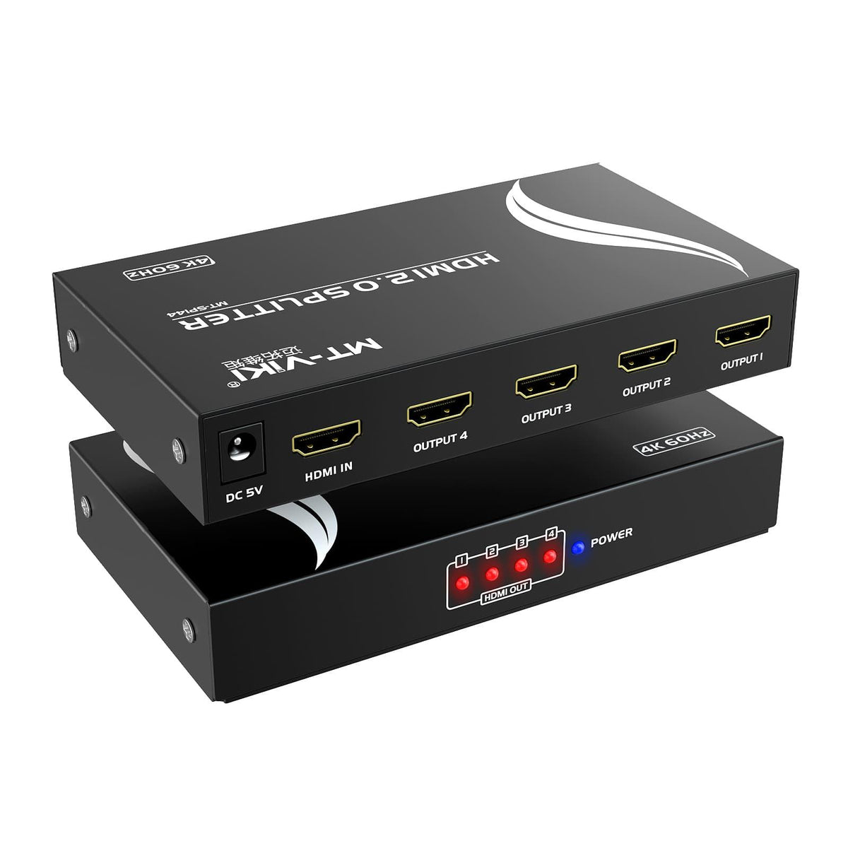 Splitter HDMI KIMEX Splitter HDMI2.0 & HDCP2.2, 1 ingresso-2 uscite, EDID RS232, 4K60Hz