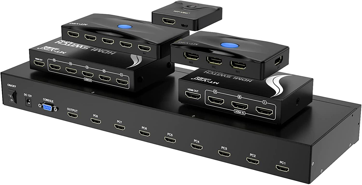 4K 30Hz 5 Port HDMI Switch Switcher 5 in 1 out Selector(SW501) – MT-VIKI