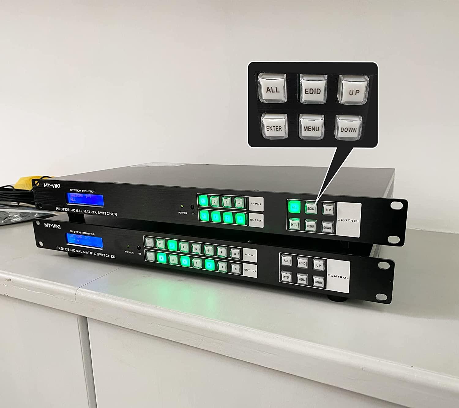 Data Matrix Switcher 4K 30Hz HDMI Matrix Switcher 4x4,4 in 4 out ADI Chipset(HD4X4 ) – MT-VIKI