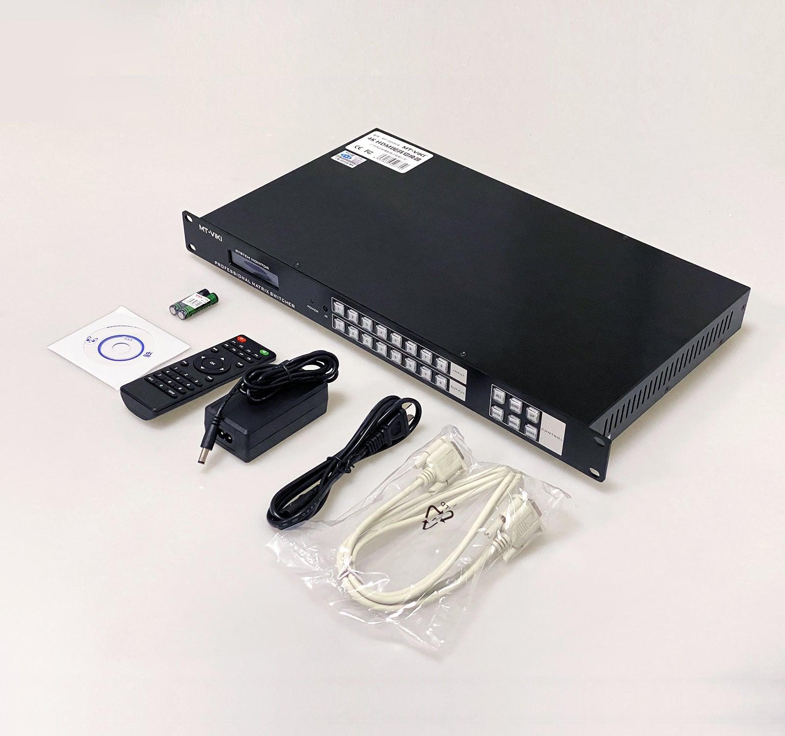 HDMI Matrix 8x8 4K@30Hz Matrix Switcher 8 in 8 out（HD0808 ） - MT-VIKI